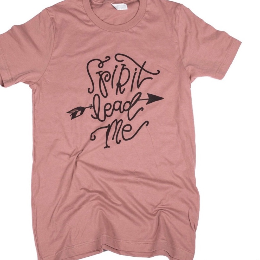 Women’s tee -spirit lead me